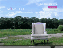 Tablet Screenshot of monkfishwebdesign.co.uk